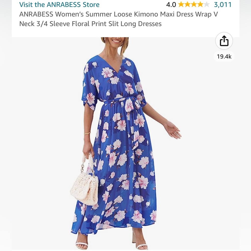 NWOT Maxi dress